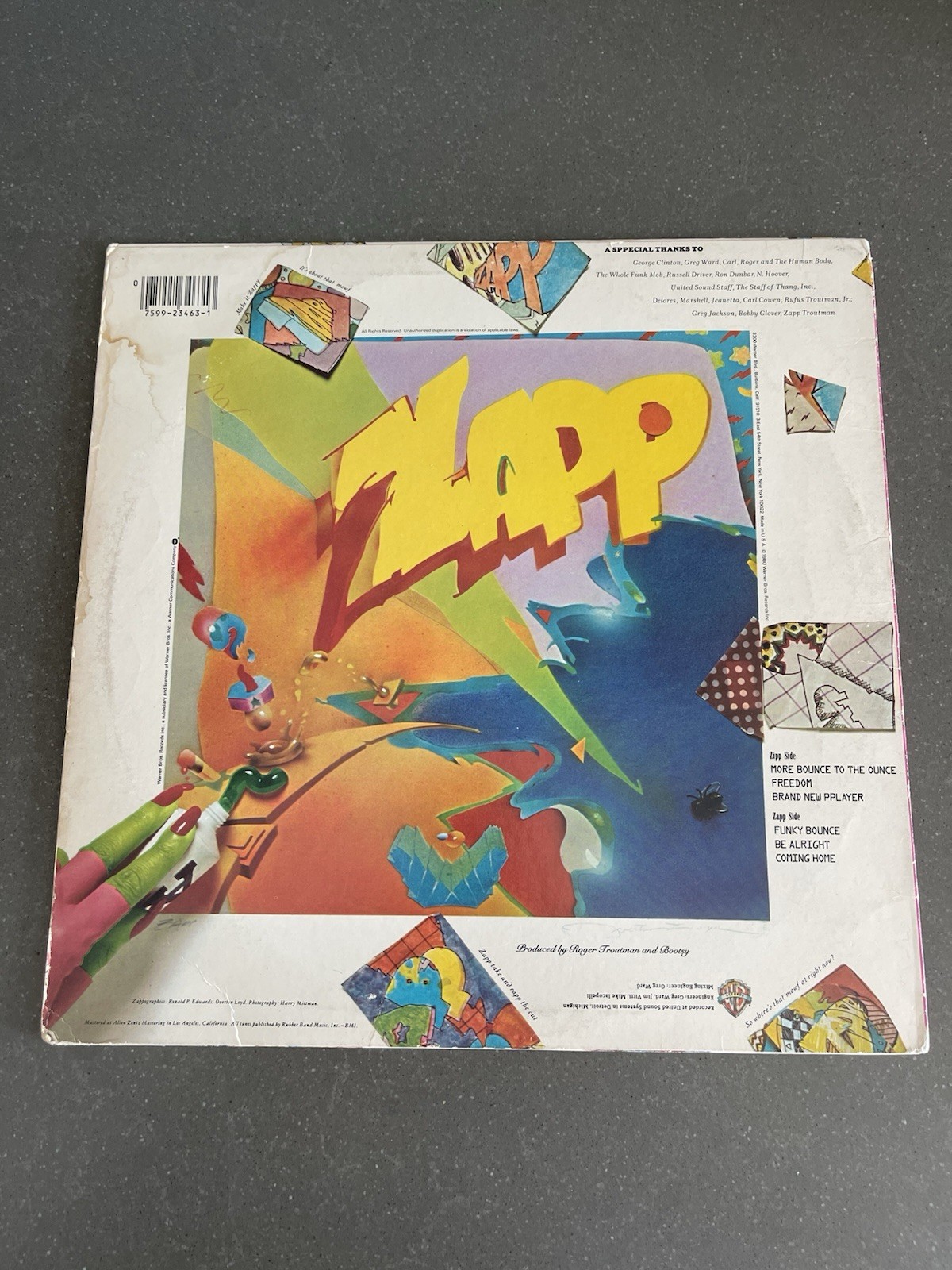 Zapp – Zapp (Warner, BSK 3432) LP Vinyl Funk Classic Reissue (Damaged Cover)