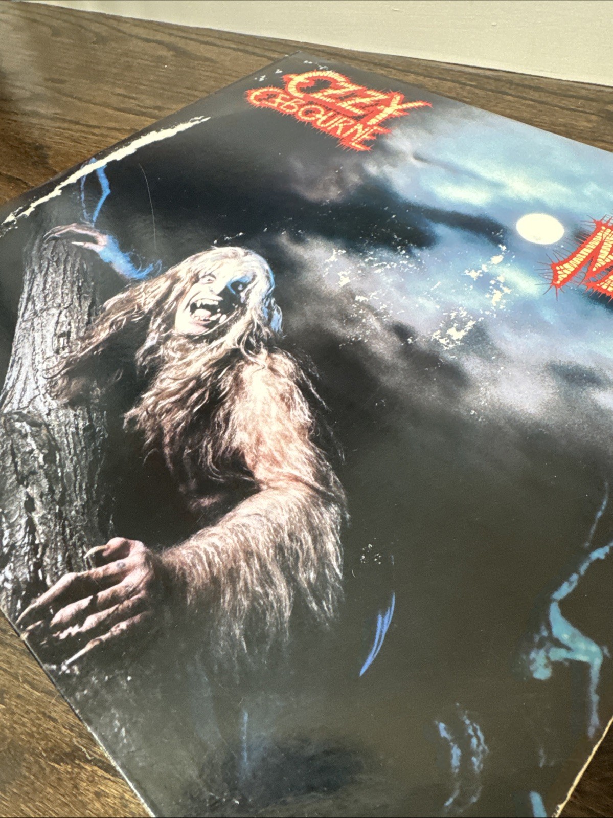 OZZY OSBOURNE Vinyl Bark At The Moon LP Original 1983 CBS Record SEE VIDEO