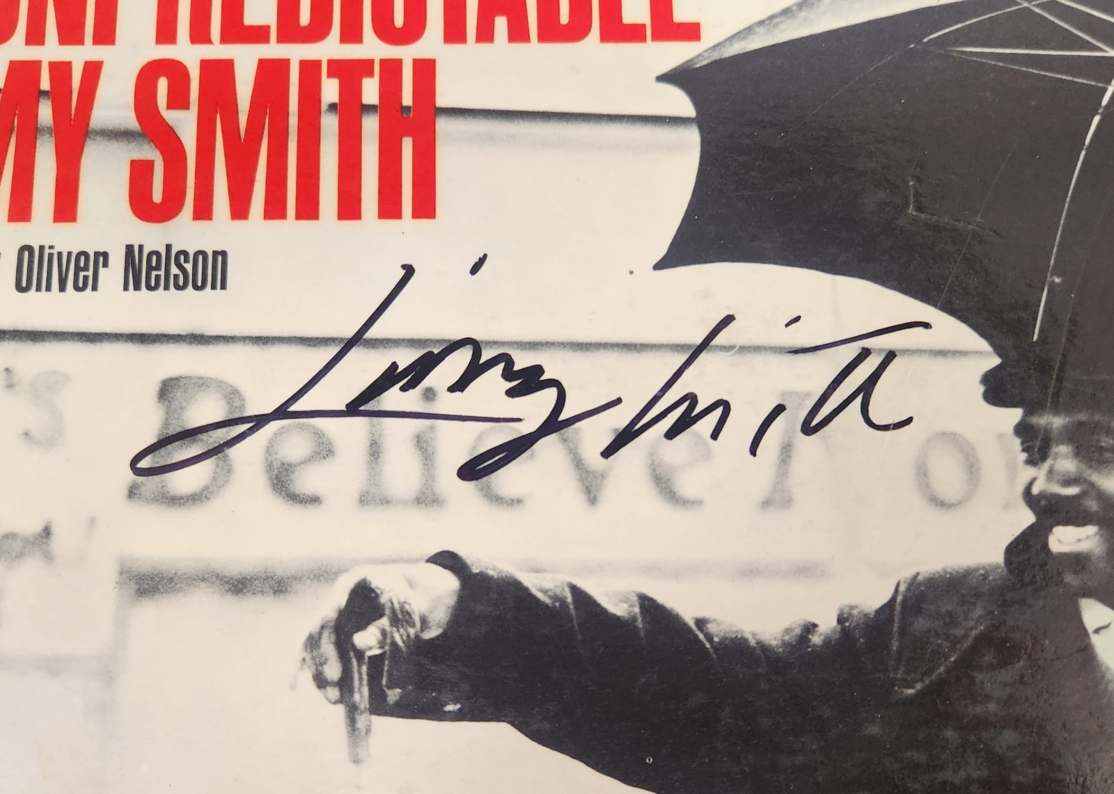 The Unpredictable Jimmy Smith *Signed* Vinyl, Bashin’, Verve Records