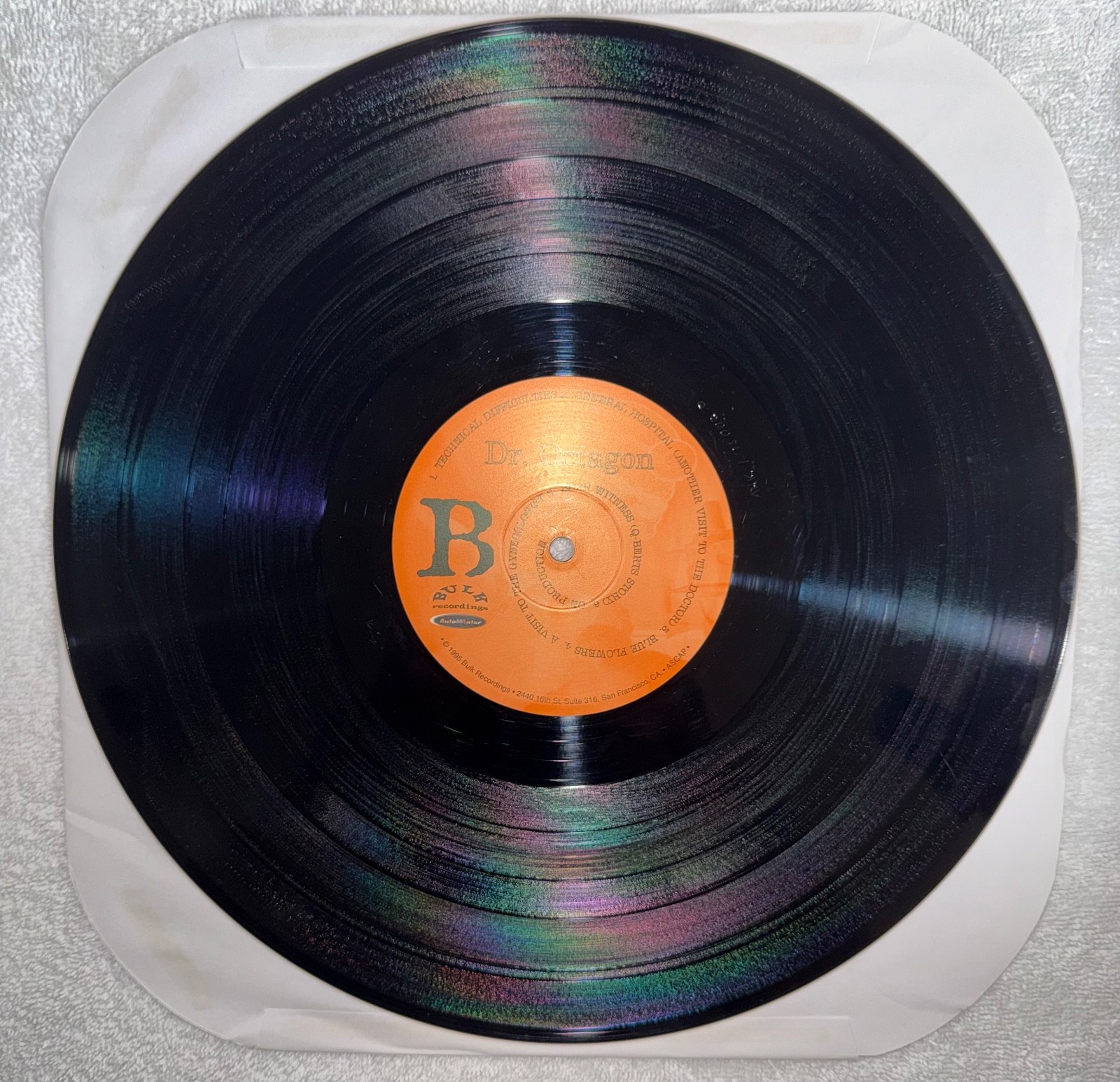Signed autograph Dr. Octagon Dr. Octagonecologyst 2001 vinyl record kool keith