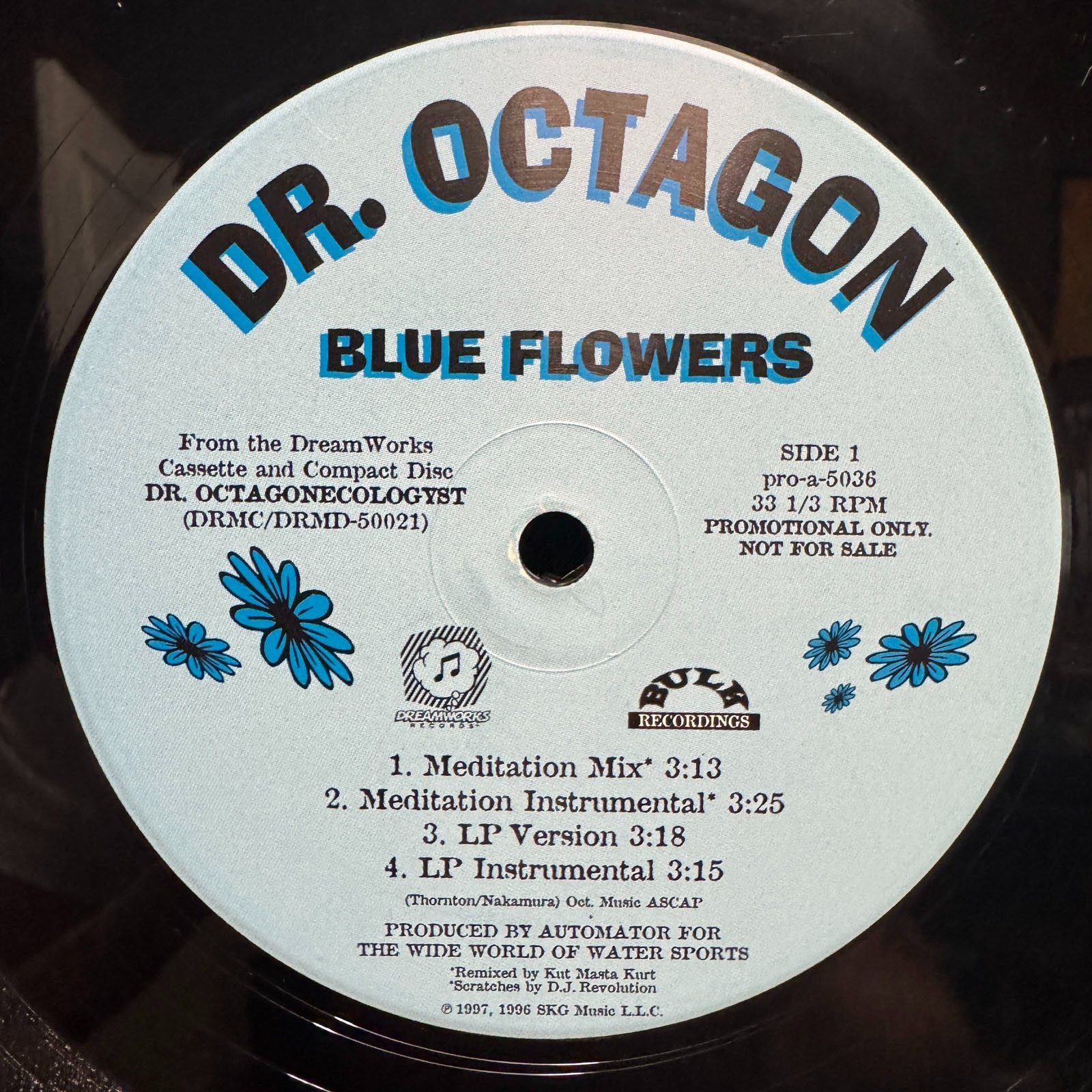 DR. OCTAGON – BLUE FLOWERS (+REMIXES) (12″) 1997 RARE!! KOOL KEITH + AUTOMATOR