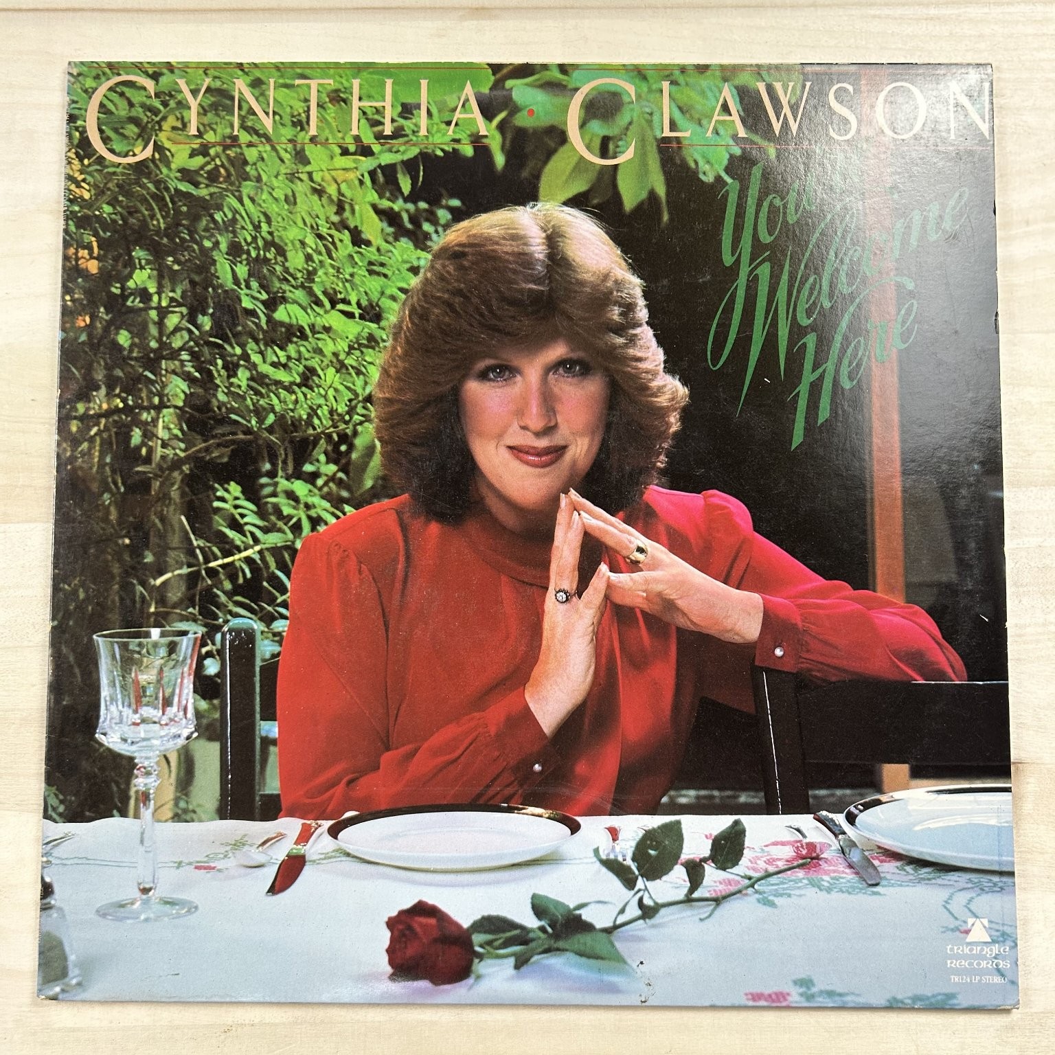 Cynthia Clawson – You’re Welcome Here LP Record 1980 Triangle Gospel Christian