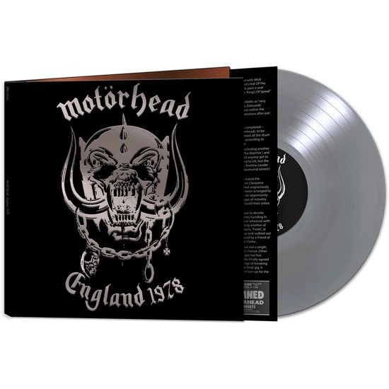 MOTORHEAD England 1978 LP PUNK ROCK Heavy Metal THRASH Reissue SILVER VINYL New