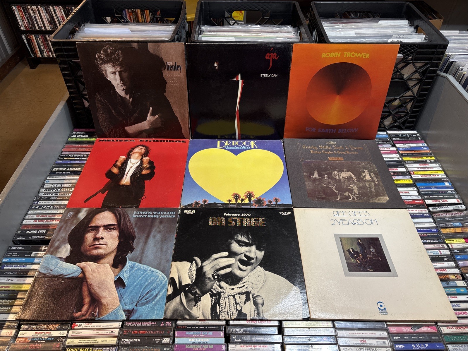 Rock / Pop 9x VINYL LP RECORD ALBUM LOT VG/VG+