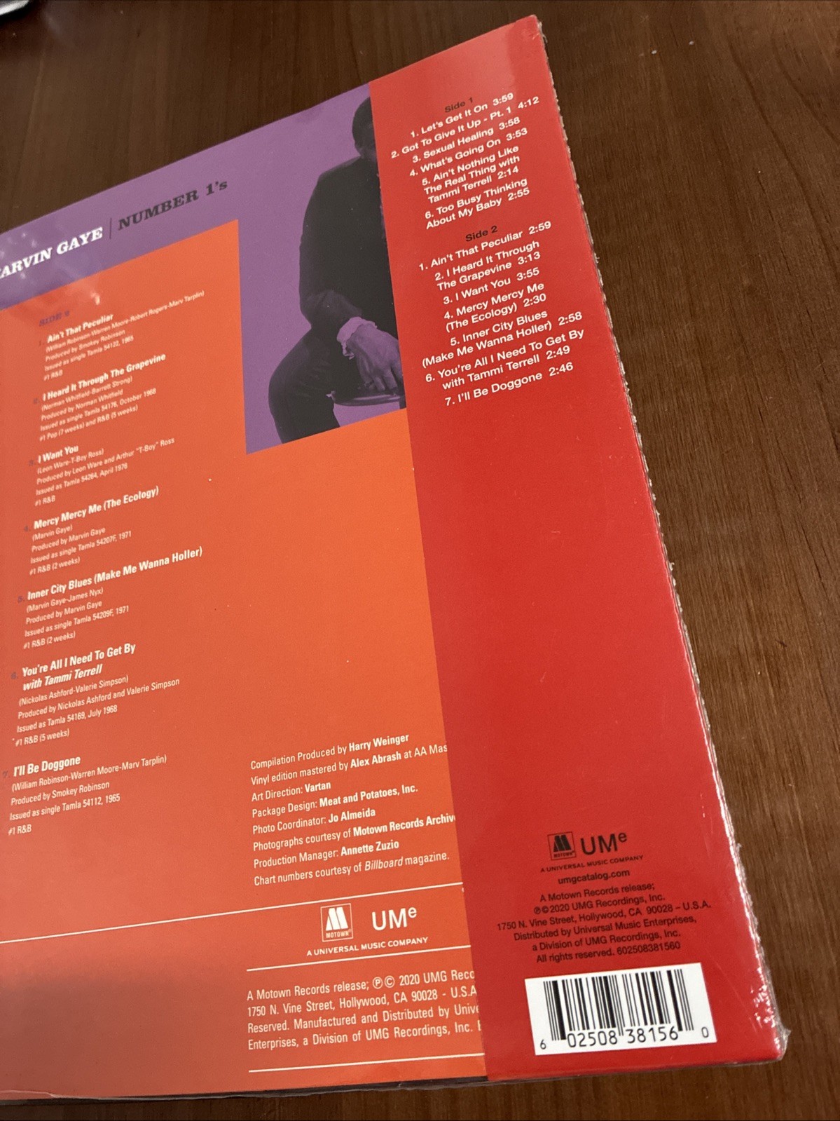 Marvin Gaye Number 1’s Target Exclusive Purple Vinyl LP New