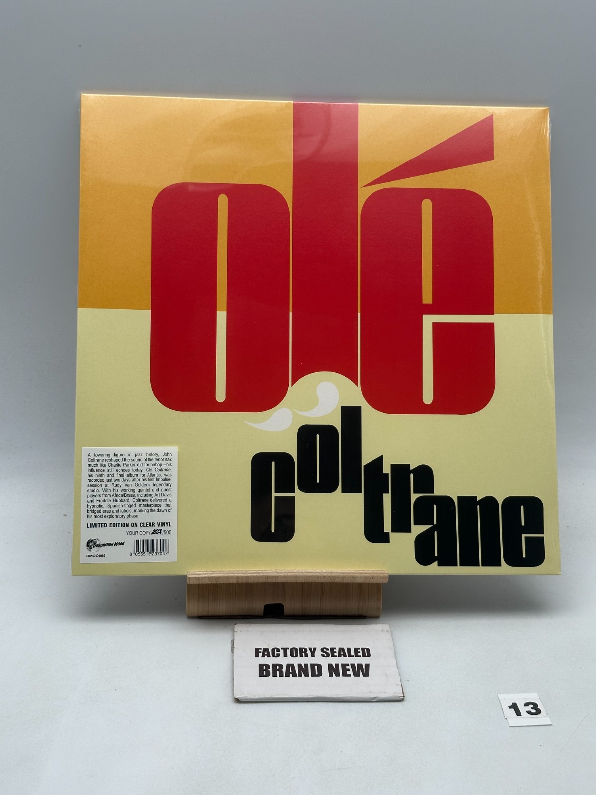John Coltrane – Olé Coltrane Limited Edition Number /500 Clear Vinyl Brand New