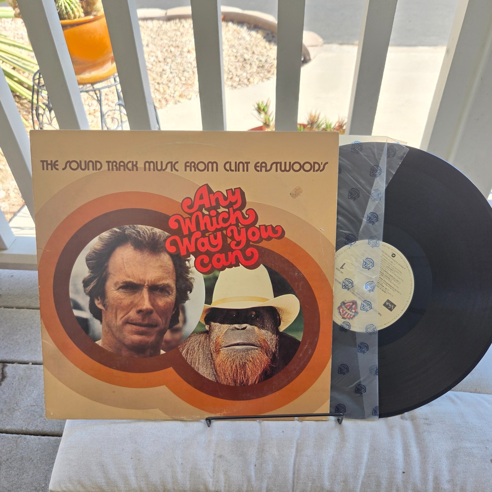 Vinyl Record LP Movie Soundtrack Any Which Way You Can Clint Eastwood VG+