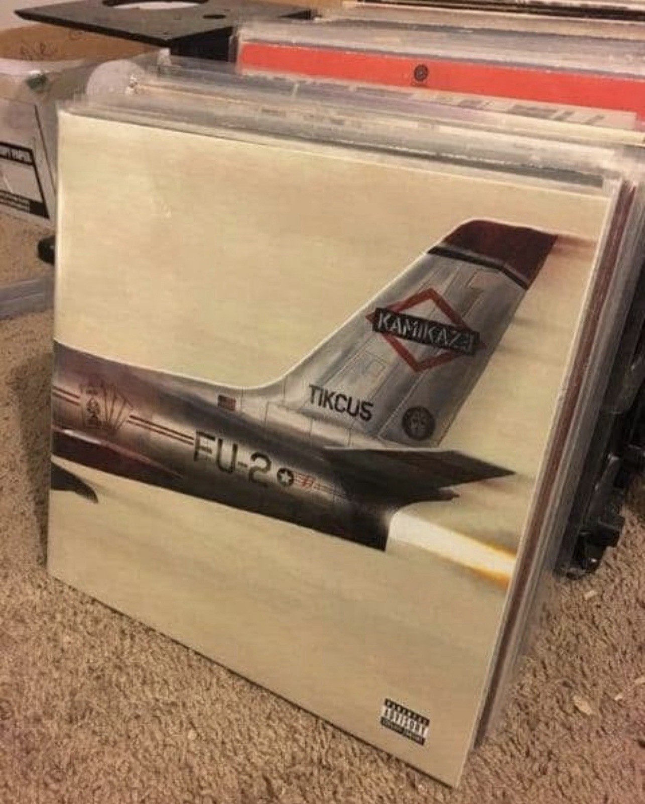 Eminem Kamikaze LP Vinyl Record – Green Colored Vinyl