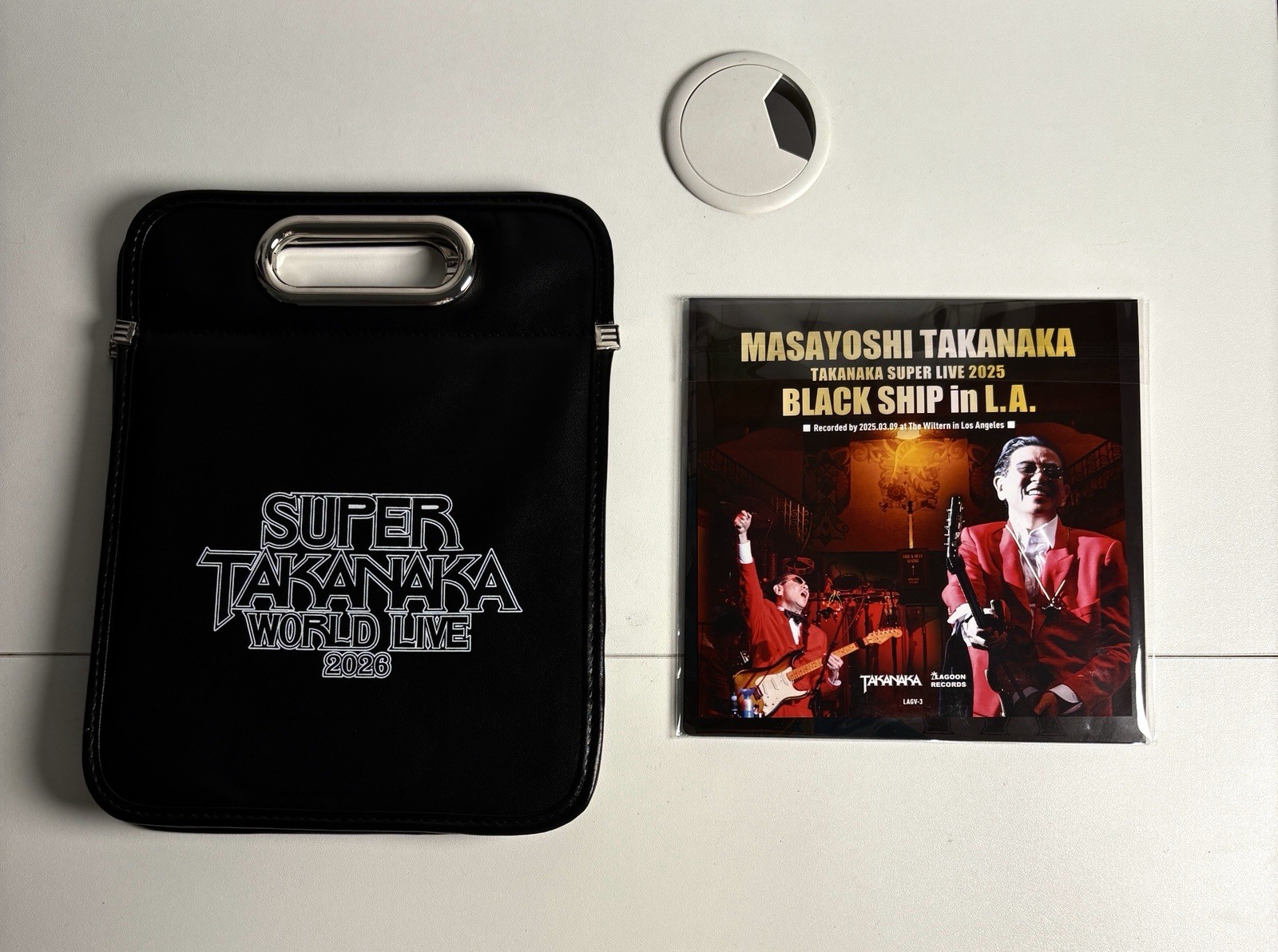 Masayoshi Takanaka Super Live Black Ship In L.A. (VIP Mini Vinyl + Leather Bag)