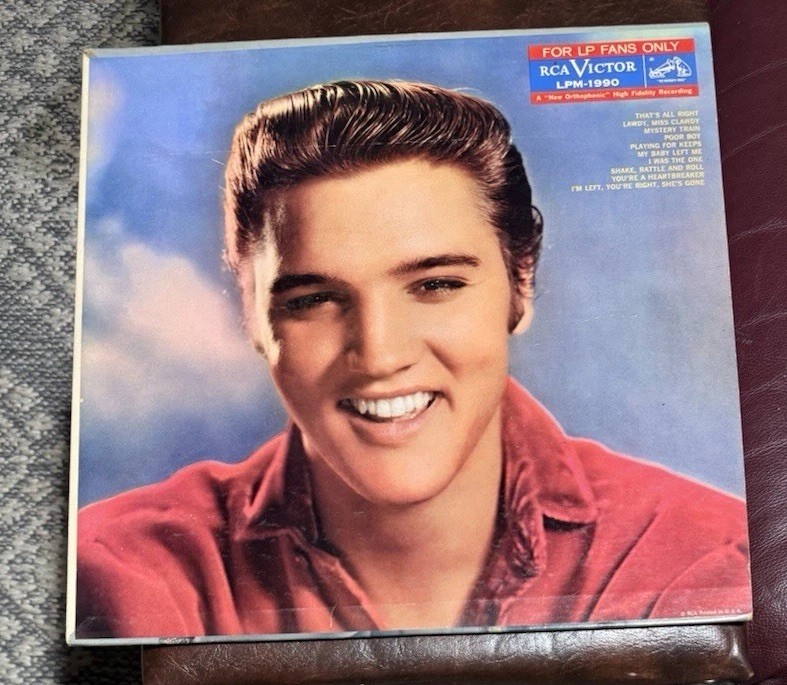 ELVIS PRESLEY For LP Fans Only 1959 RCA 1st Press 1S/1S LPM-1990 Mystery Train
