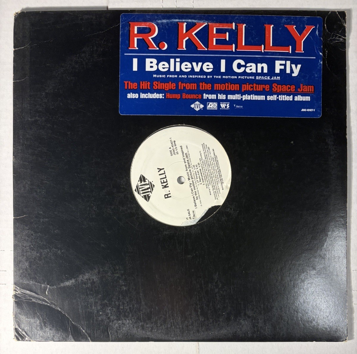 R. Kelly – I Believe I Can Fly + Can’t Sleep Remix (1995- Jive) 12″ PROMO SINGLE