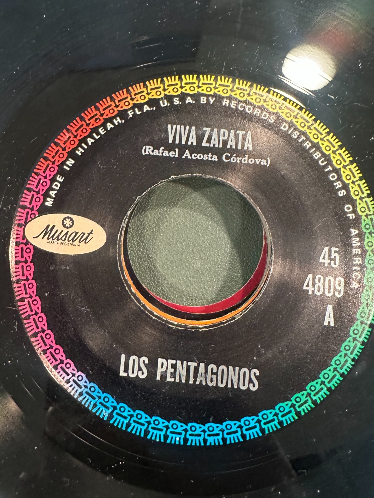 Latin 45 Hear Mod Exotica Lounge Musart Los Pentagonos Viva Zapata Eugenia VG