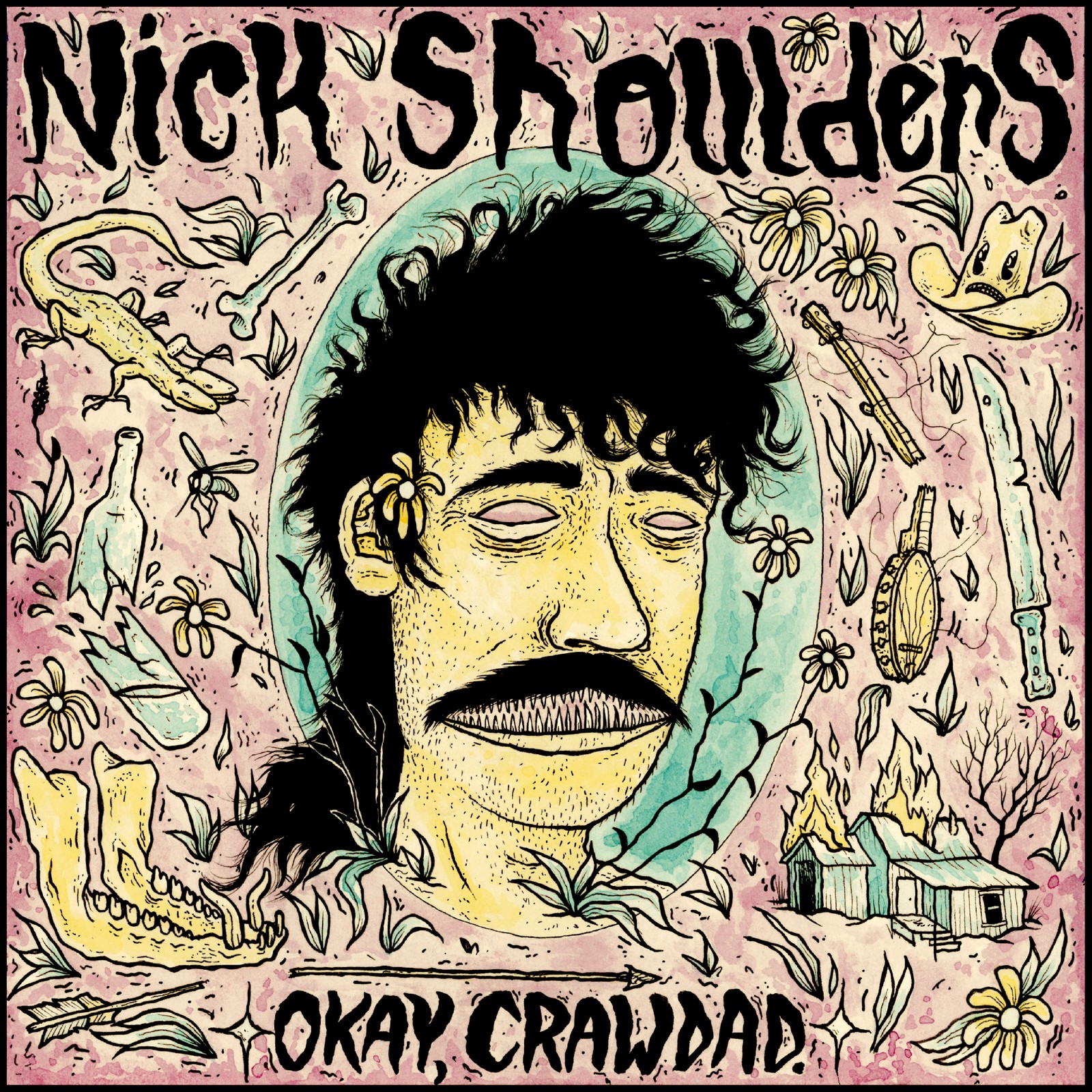 Nick Shoulders – Okay, Crawdad. (Violet VINYL) – COUNTRY *NEW/COLOR*