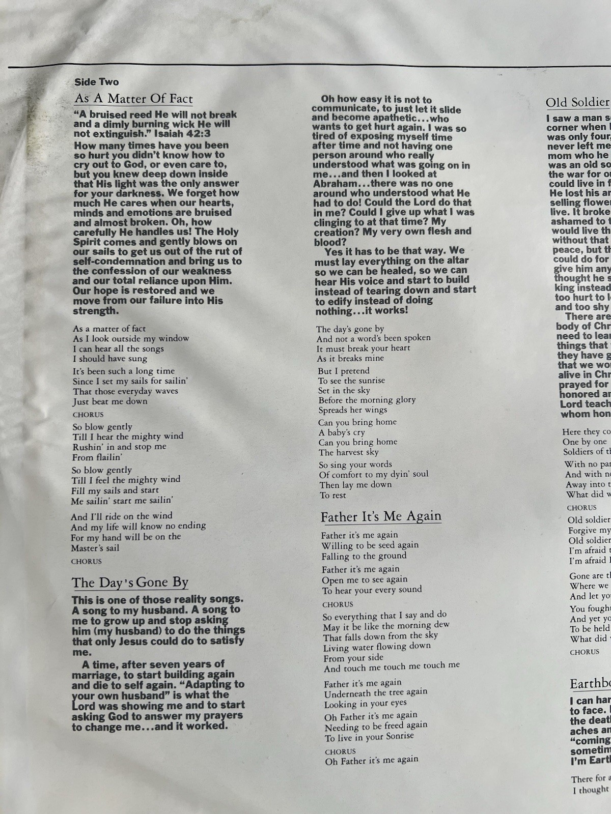 Annie Herring Search Deep Inside Vinyl LP SPR 1051 VG+ Shrink Hype Lyrics Sleeve