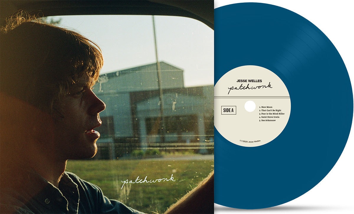 Jesse Welles – Patchwork (Sea Blue Vinyl) – FOLK *NEW/COLOR*