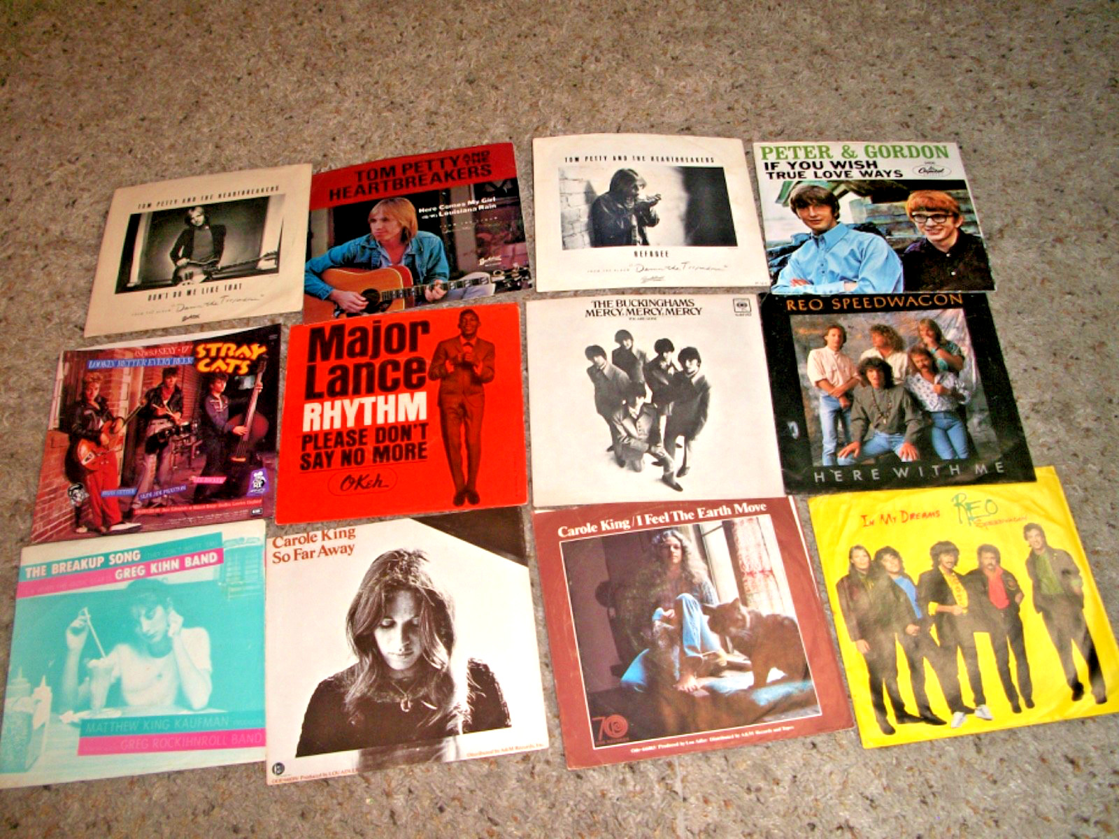 45 RPM Picture Sleeve Lot 30 Different-NO RECORDS-VG/EX