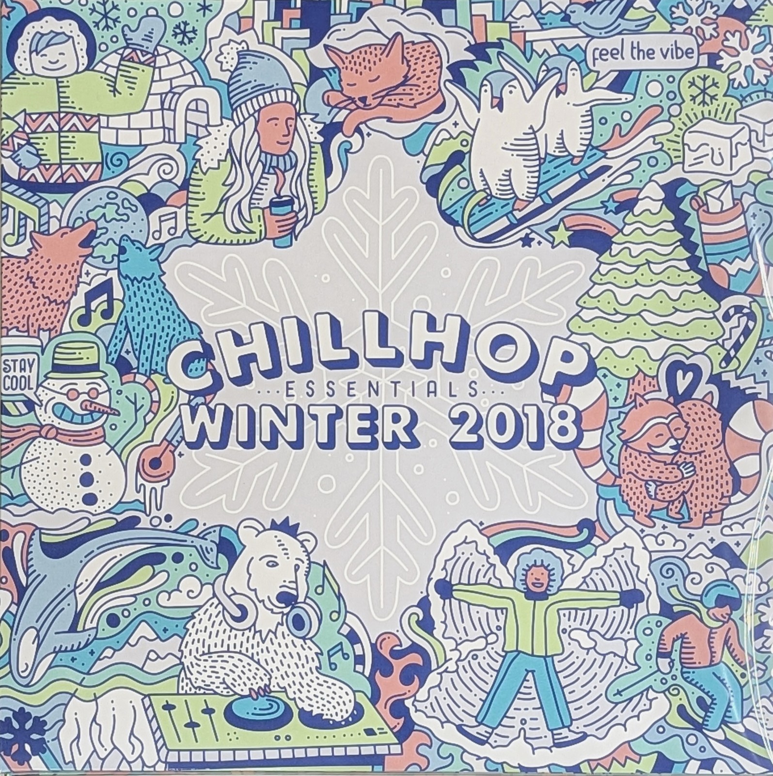 Chillhop Essentials Winter 2018 SEALED limited 2LP Transparent Glass Vinyl