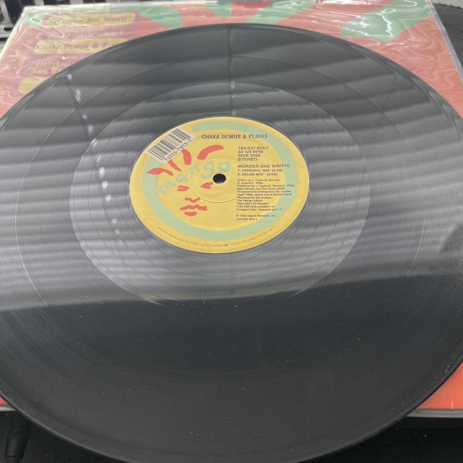 Chaka Demus & Pliers ‎– Murder She Wrote OG 1992 Press 12″ In OG Cover VG+/VG+