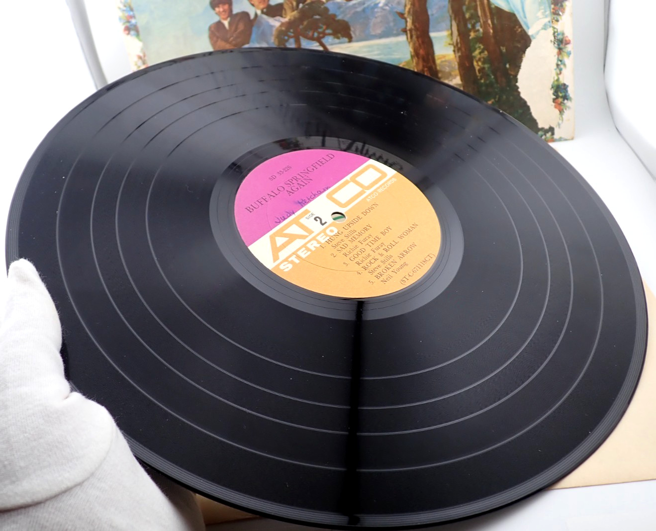 BUFFALO SPRINGFIELD Again~1967 1ST US PRESS “Green Text” VG++ EXC LP-30