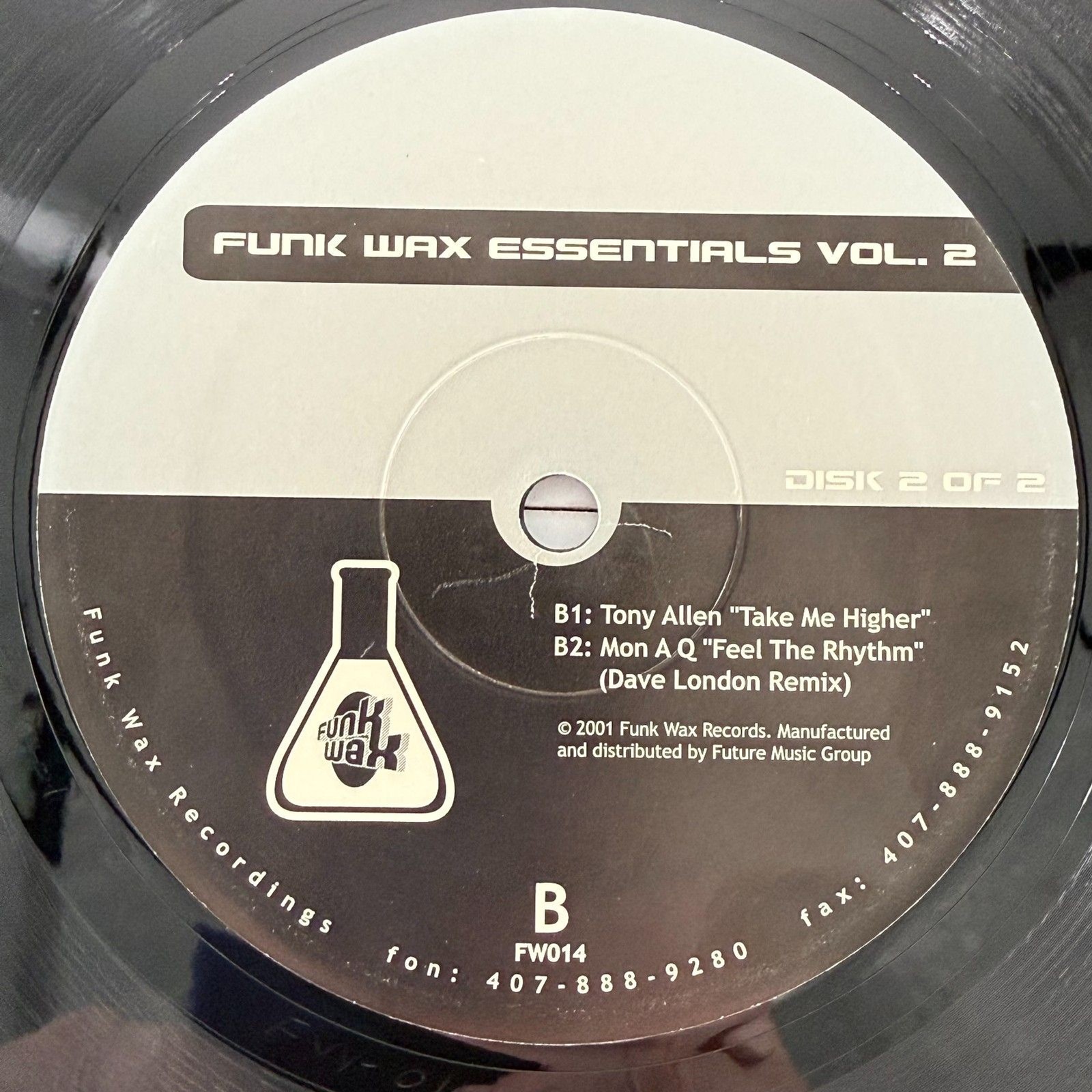 Funk Wax Essentials Vol 2 Sampler 12” Vinyl House Breakbeat FW014 #51