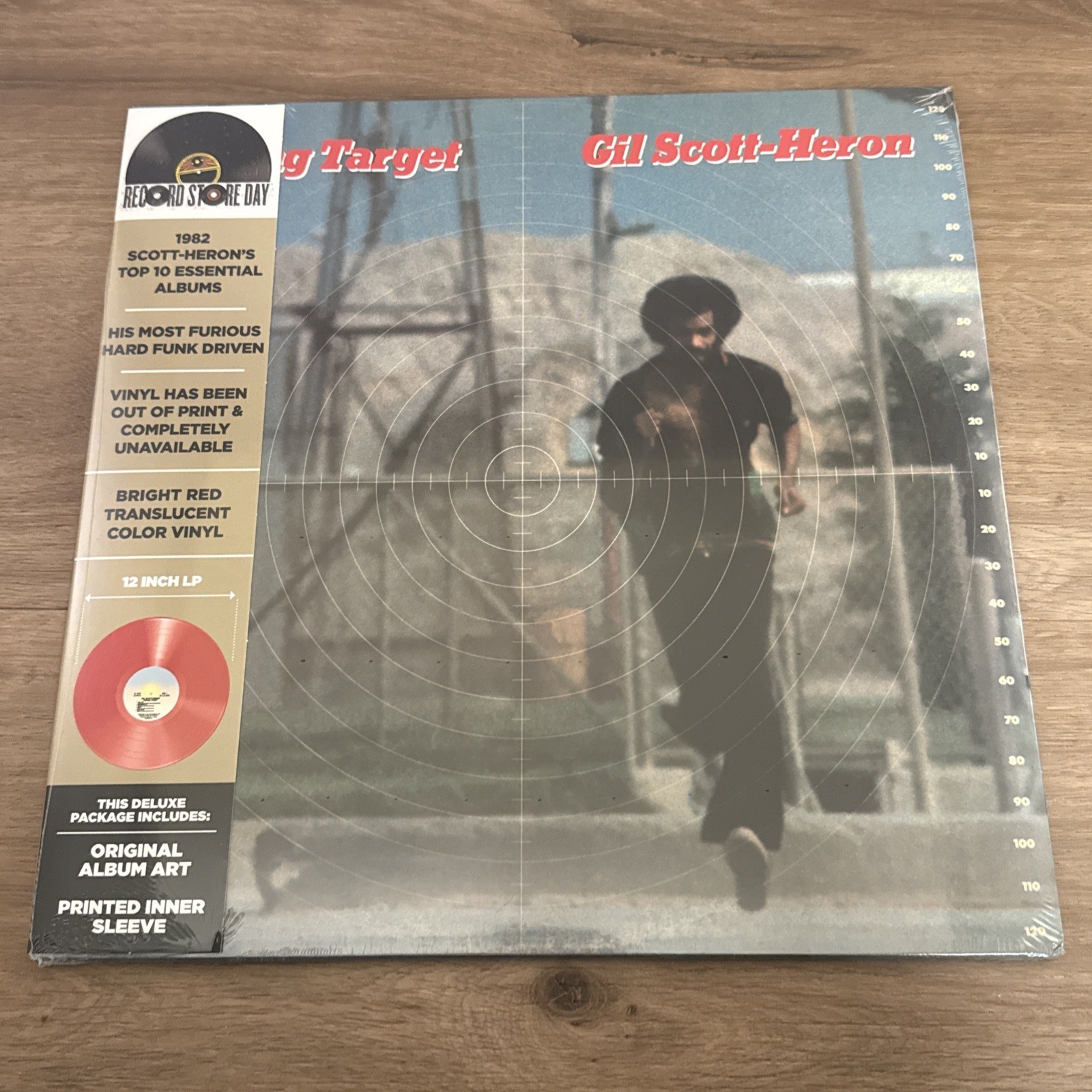 Gil Scott-Heron – Moving Target [New Vinyl LP] Colored Vinyl – Red – RSD 2025