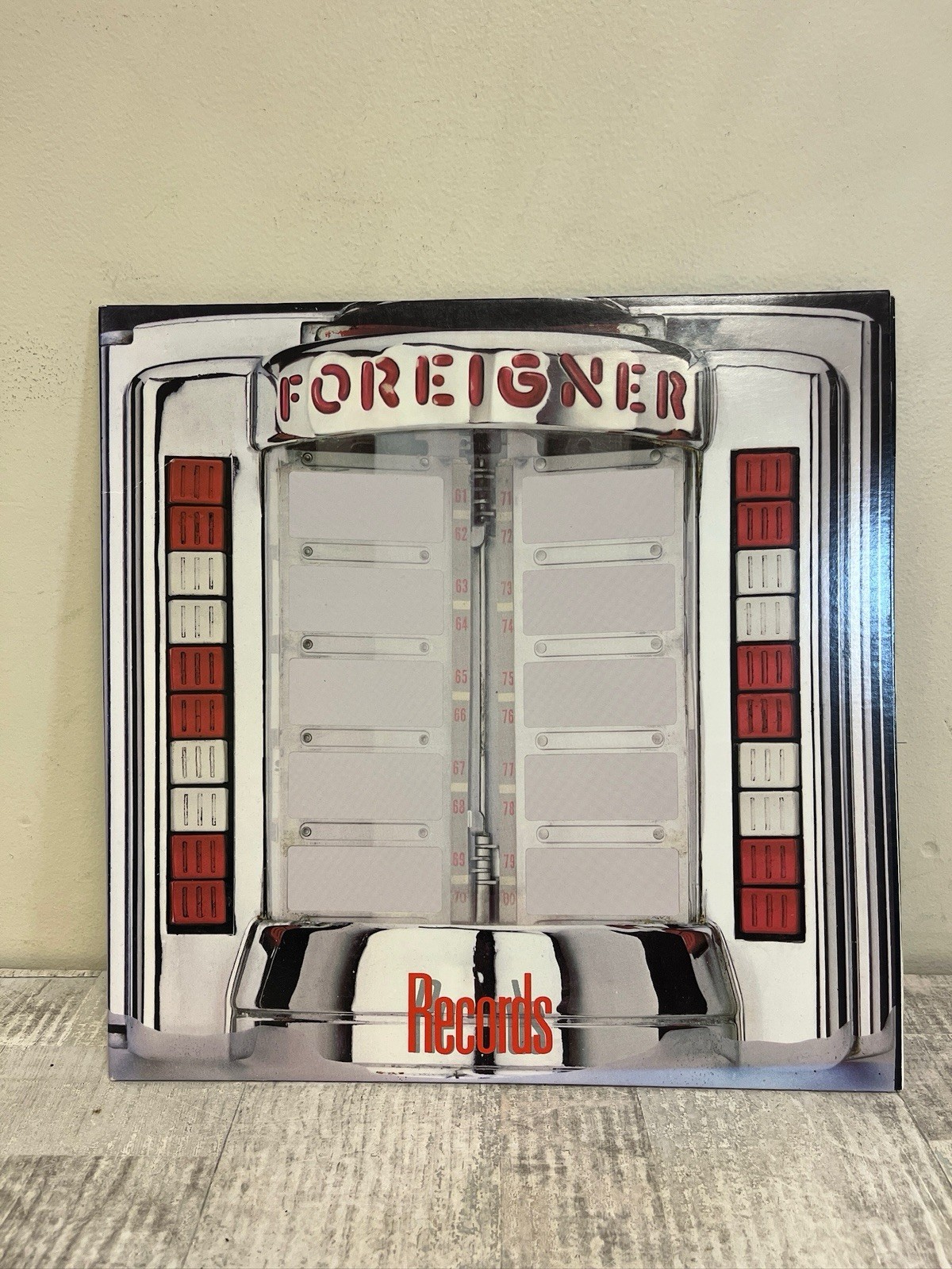 Foreigner records jukebox style LP cover Atlantic 80999-1 record vinyl album