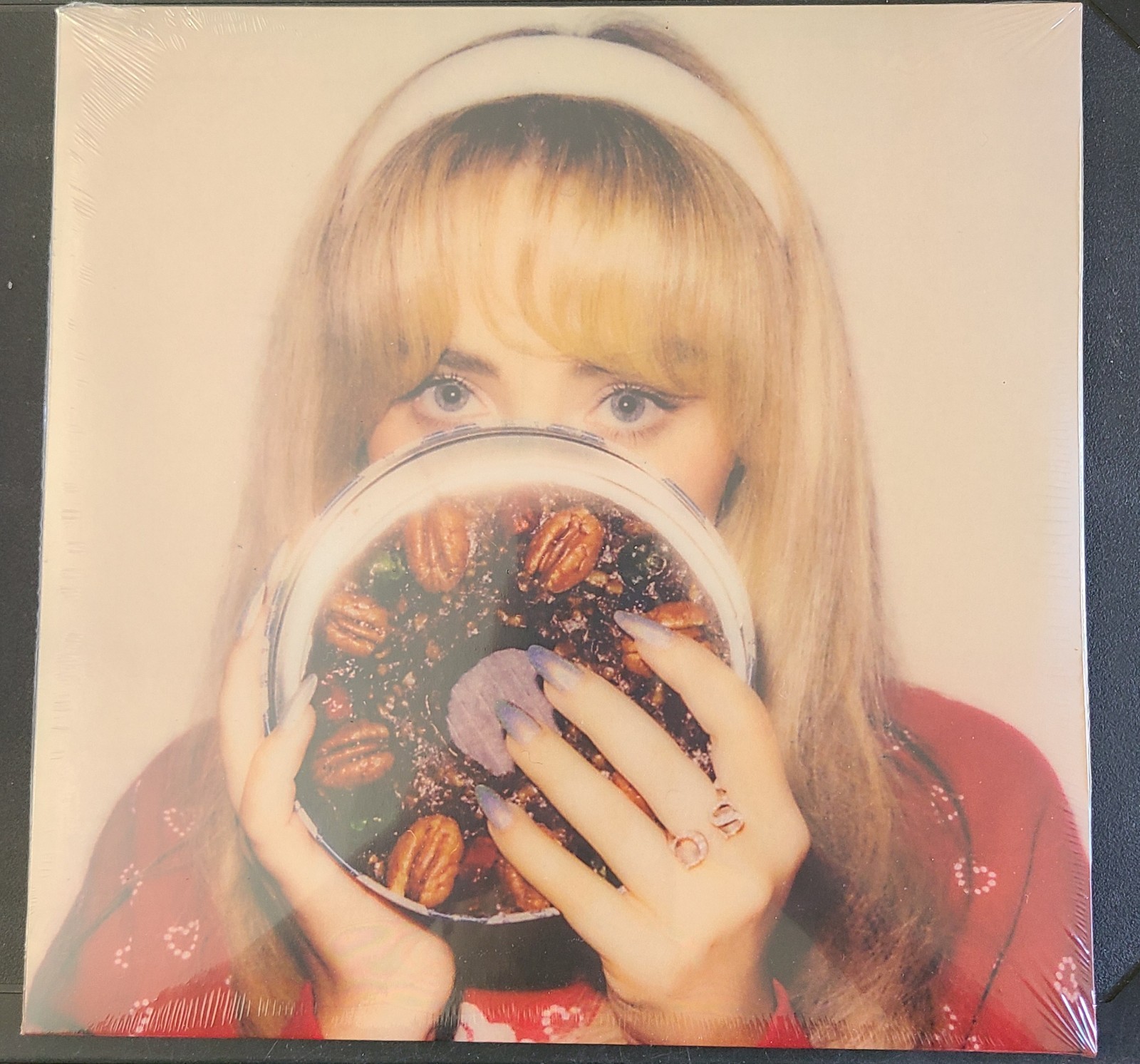 SABRINA CARPENTER FRUITCAKE LIQUID FILLED GLITTER VINYL LP IN HAND READY TO SHIP
