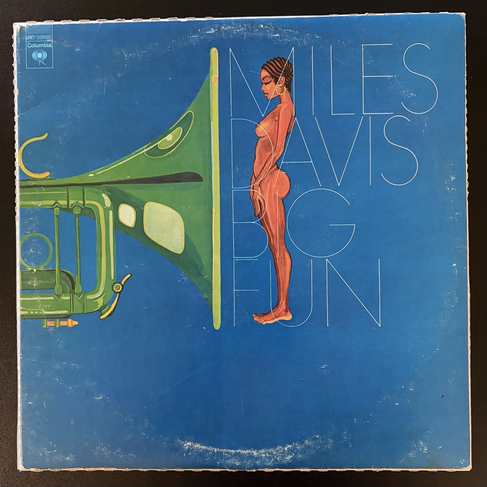 Miles Davis – Big Fun (2LP’s, VG+, 1974 OG, Gatefold)