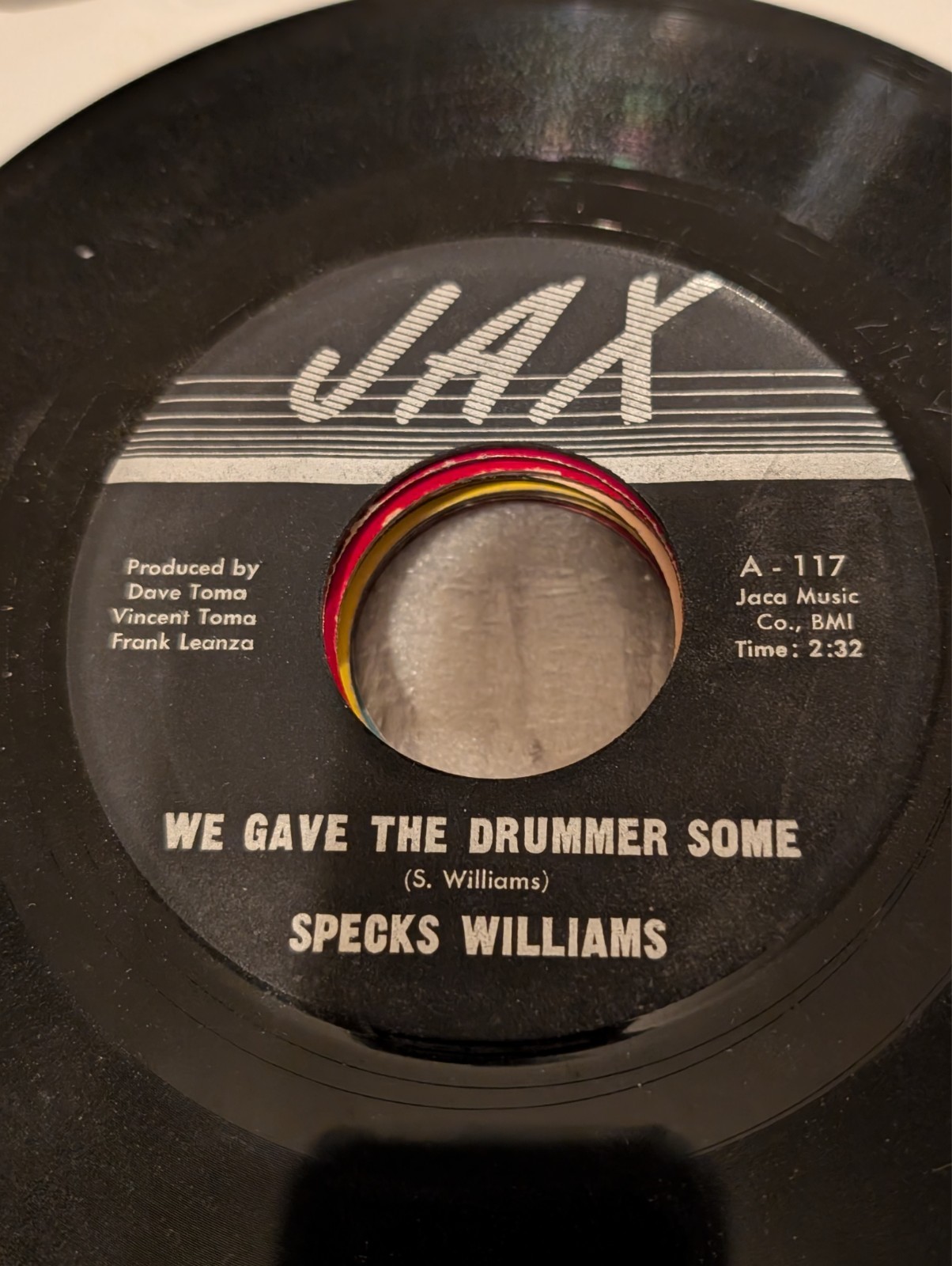 JAZZ Specks Williams We Gave The Drummer Some Jax 117/118 1960s EX