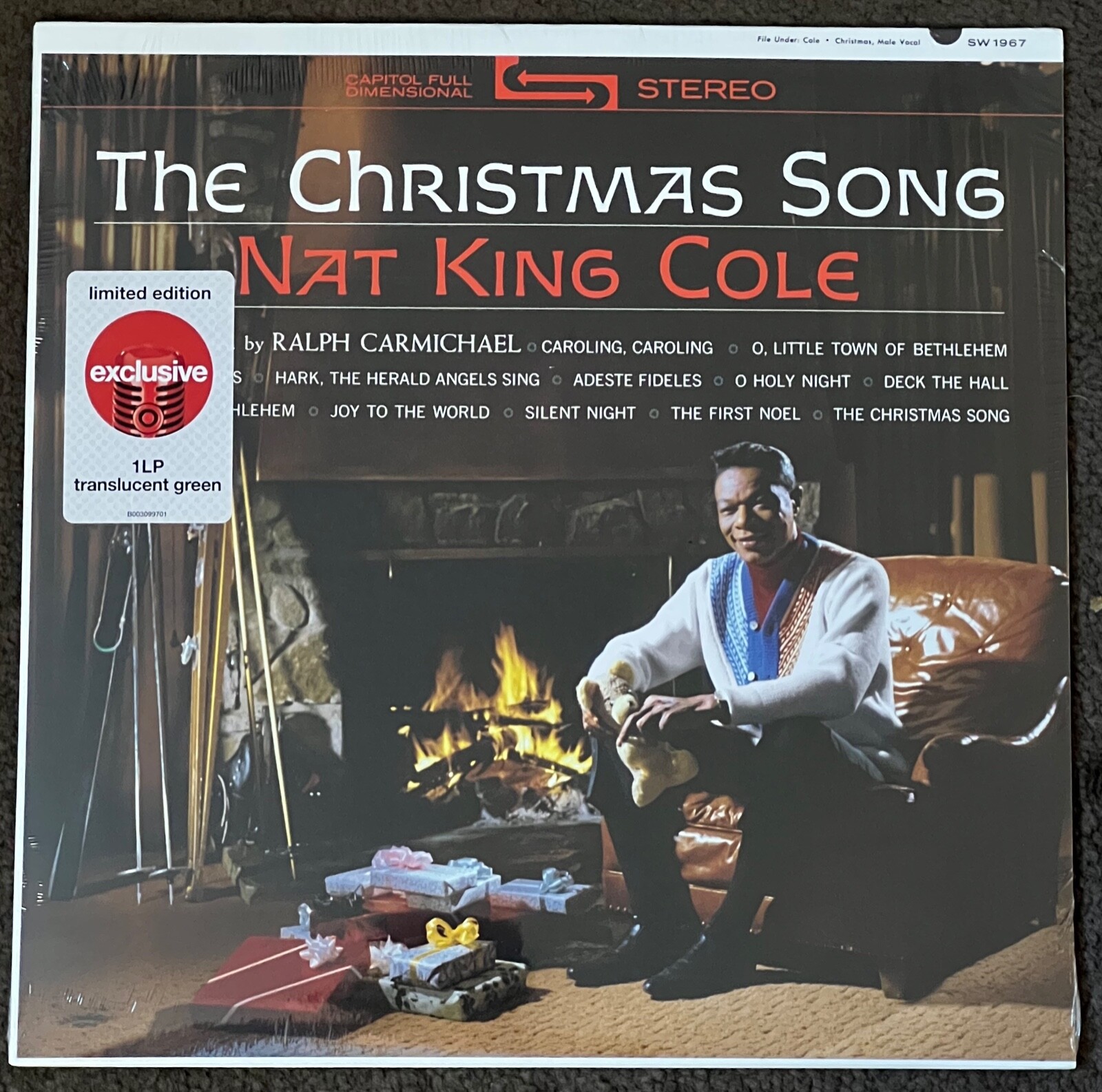 NEW NAT KING COLE – THE CHRISTMAS SONG Green Vinyl LP Capitol B0030997-01