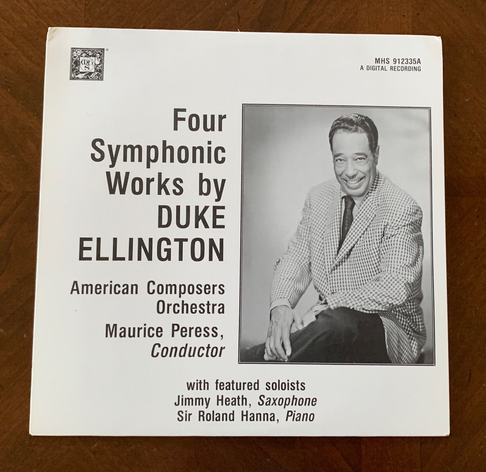 FOUR SYMPHONIC WORKS by Duke Ellington LP Vinyl MHS 912335A Saxophone Piano Orch