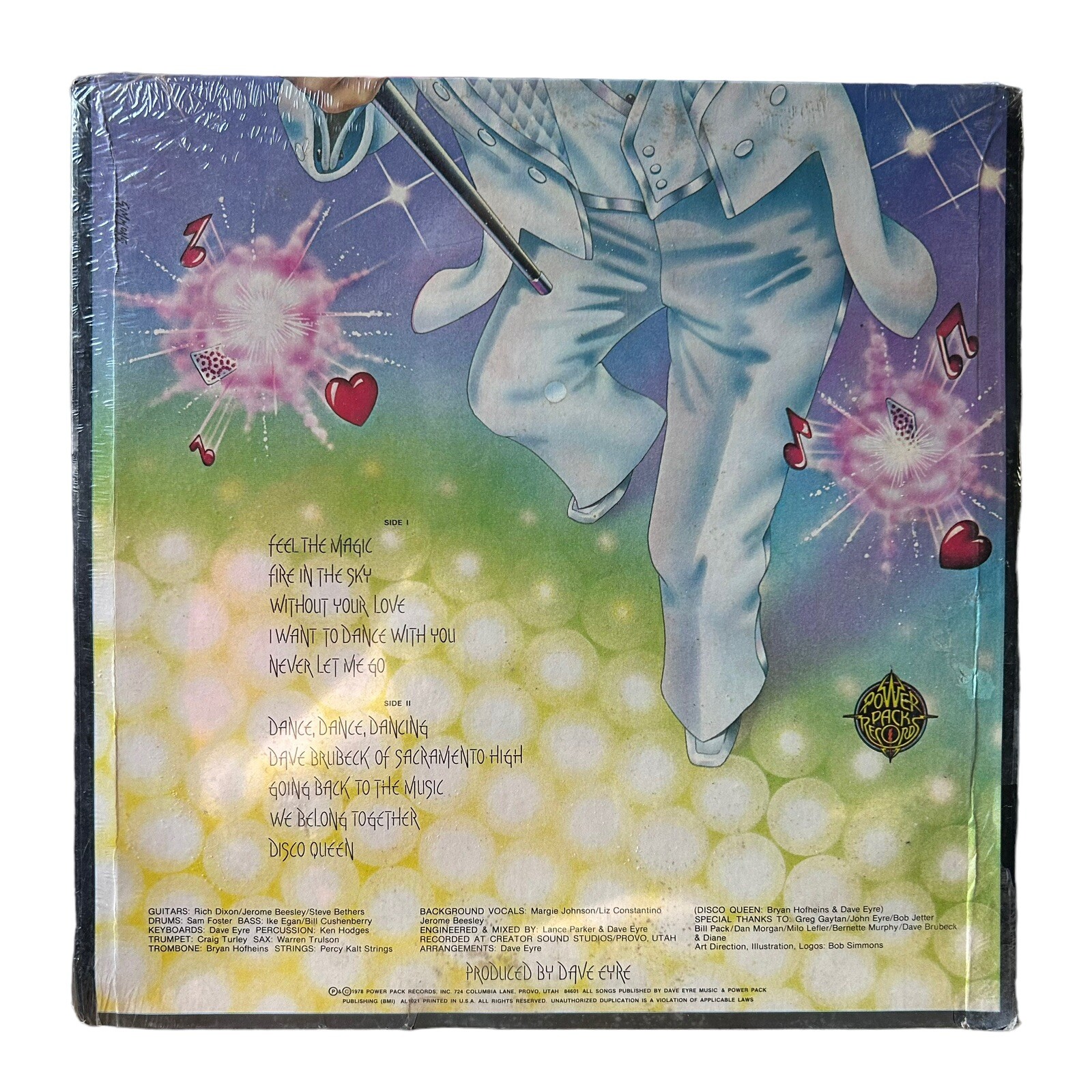 Dave Eyre – Feel The Magic (VG+/Mint) Sealed Vinyl Record LP Disco Funk Soul