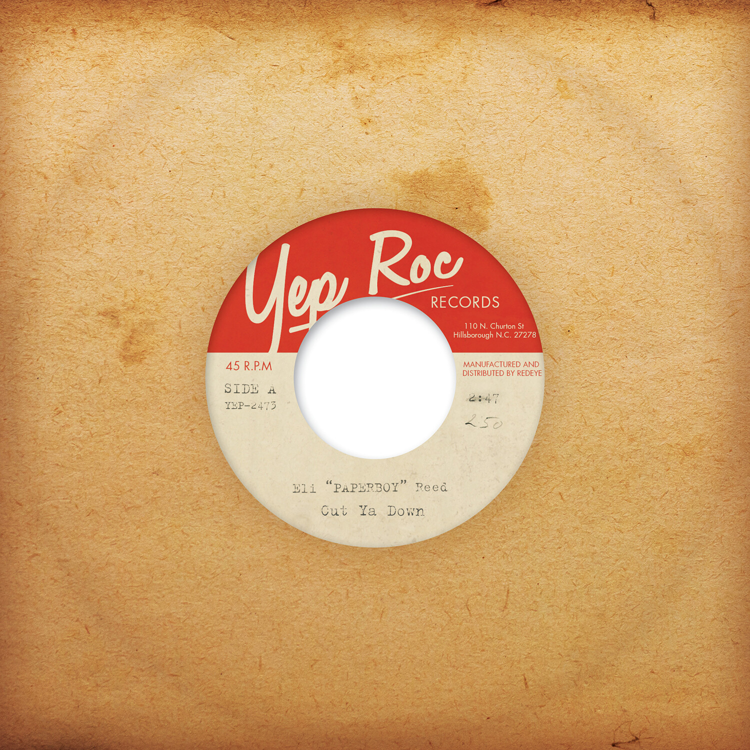 Eli Paperboy Reed Cut Ya Down Records & LPs New