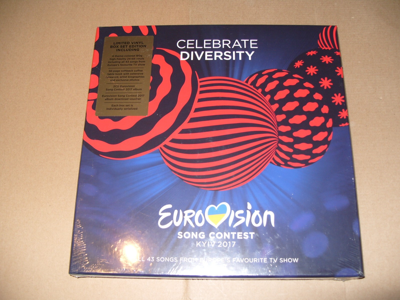 Eurovision Song Contest Kyiv 2017 [4X LP + 2 cd] Record Box New Sealed