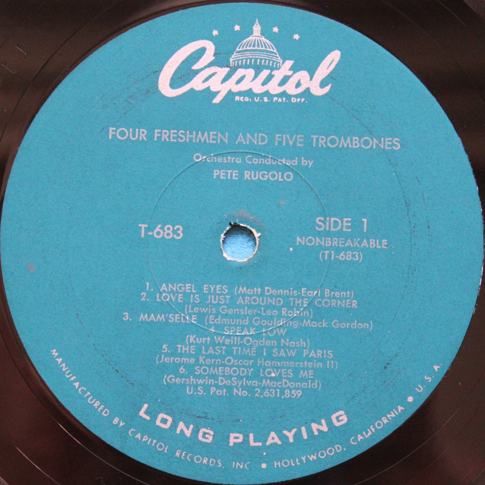 The Four Freshmen-4 Freshmen and 5 Trombones-1955 Pop Jazz Vocal E/E