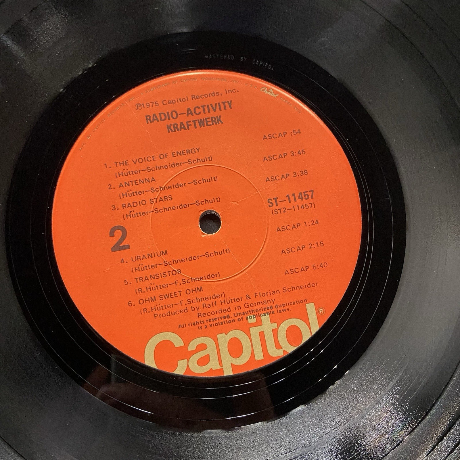 Kraftwerk – Radio-activity – vinyl album – VG++