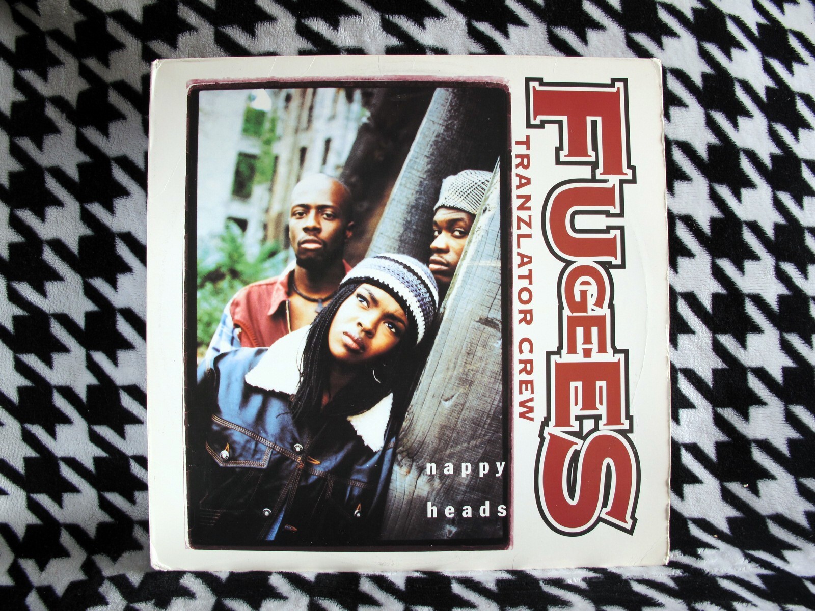 Fugees – Nappy Heads Remix 1994 Rap Hip Hop 12″ Single Vinyl Record 44 77431
