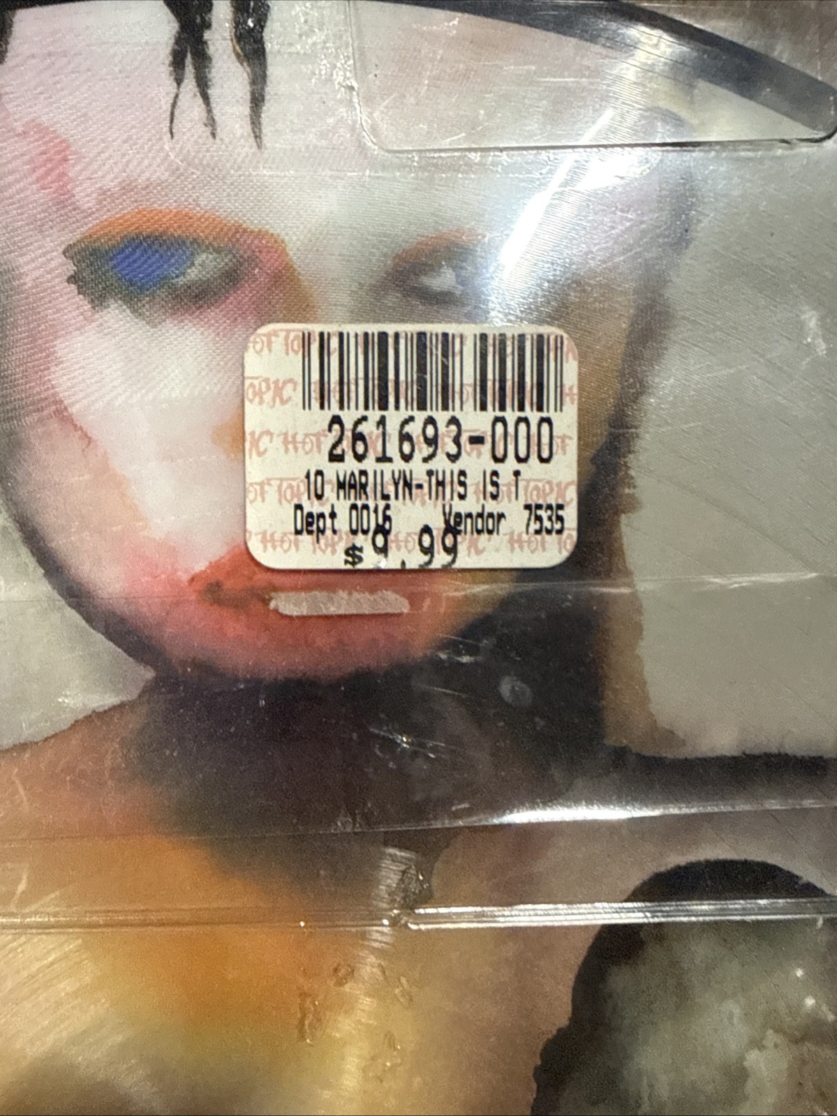 Marilyn Manson “THIS IS THE NEW S**T” 10″ Ltd Picture Disc Vinyl 2003 VG Cnd