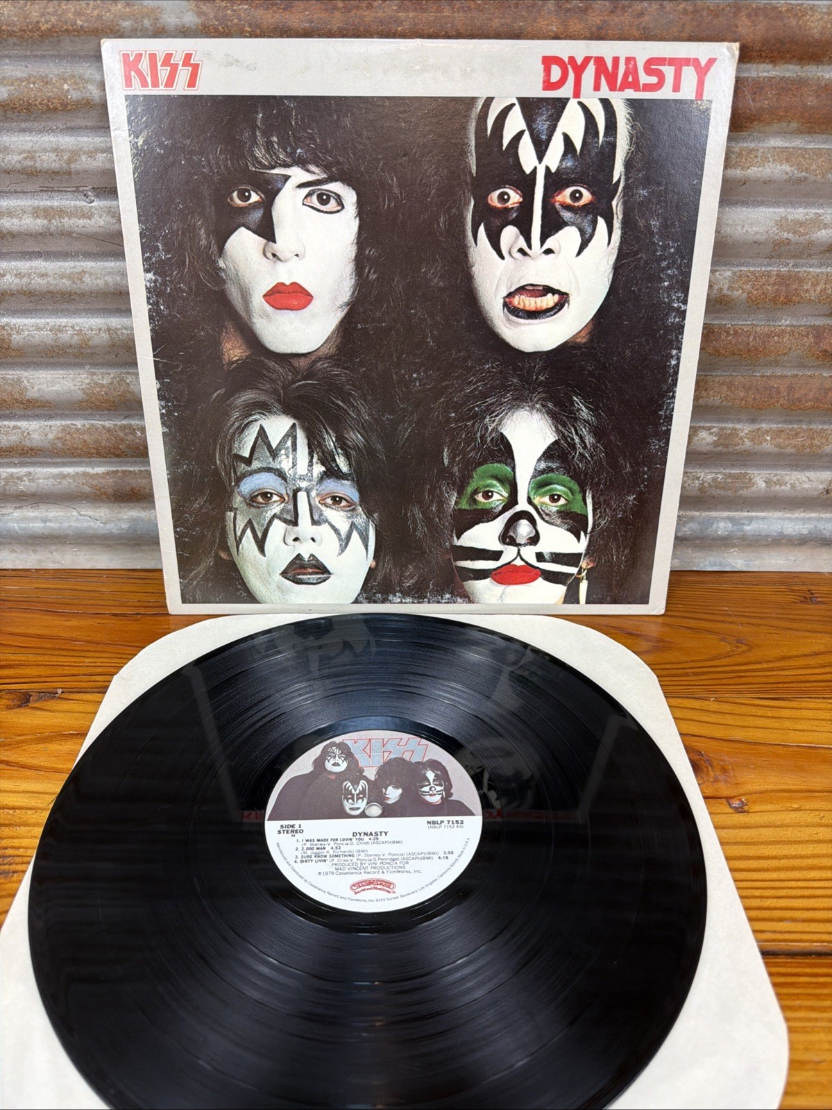 KISS ~ Dynasty – 1979 Iconic Rock LP Casablanca NBLP 7152 VG VG Tested-Read