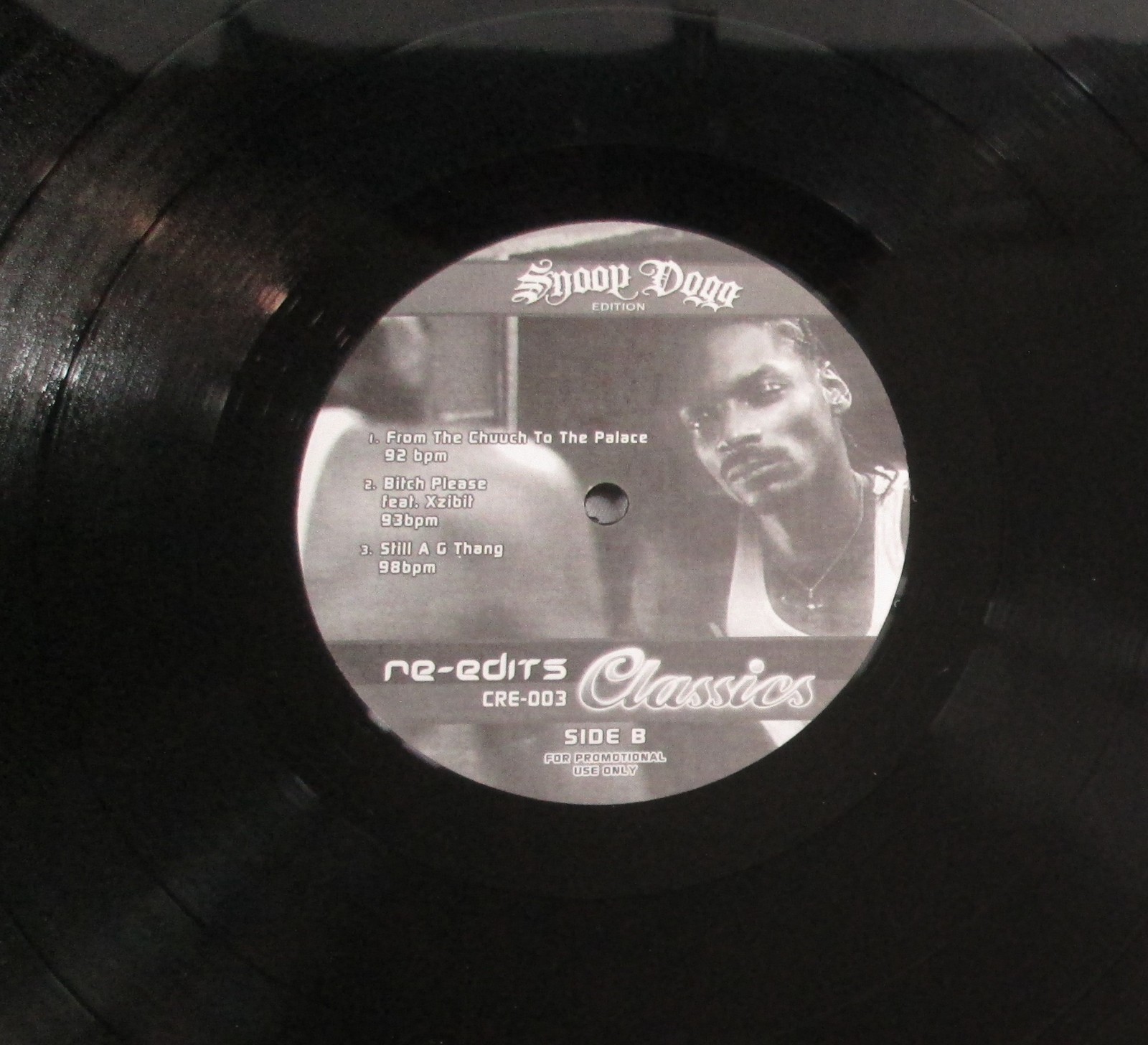 SNOOP DOGG Snoop Dogg Edition 12″ Vinyl 2005 Classic Re-Edits gin & juice PROMO