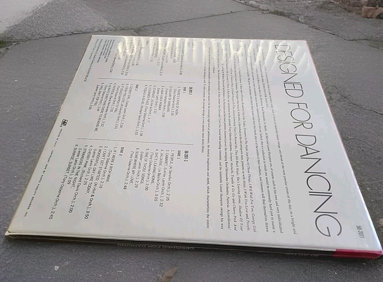 (DANCING) Designed For Dancing Box Set 1969 SEALED 50-2011 Vinyl 12” Vintage