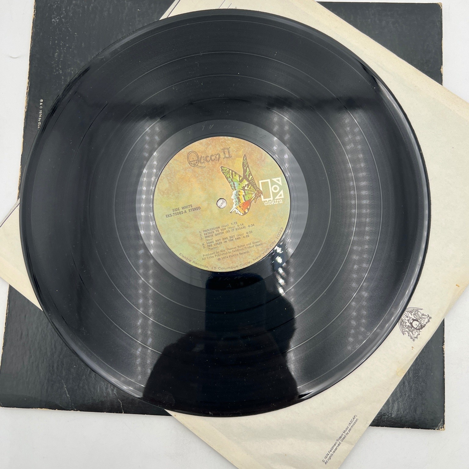 Queen – Queen II LP Record 1974 Elektra Rock 33 RPM US Press