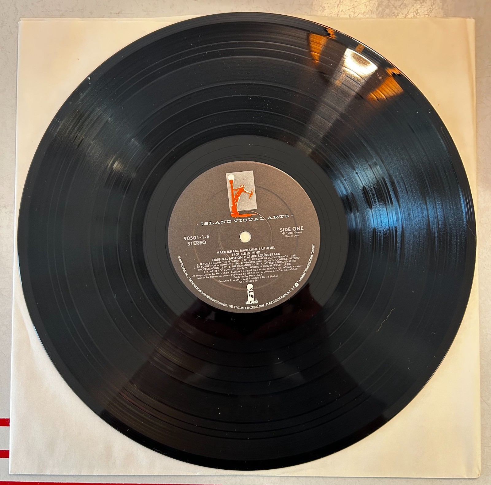 Trouble In Mind Soundtrack Vinyl LP 90501-1-E VG Condition Marianne Faithful