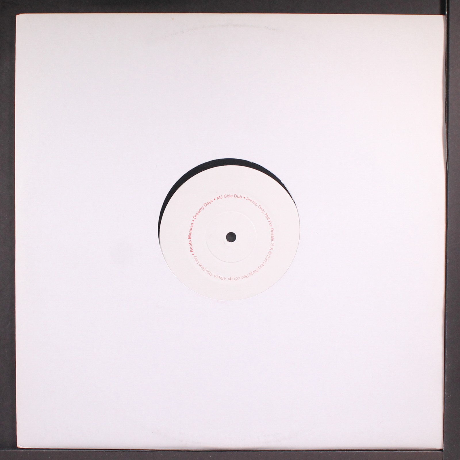 ROOTS MANUVA: dreamy days mj cole dub BIG DADA 12″ Single 45 RPM UK
