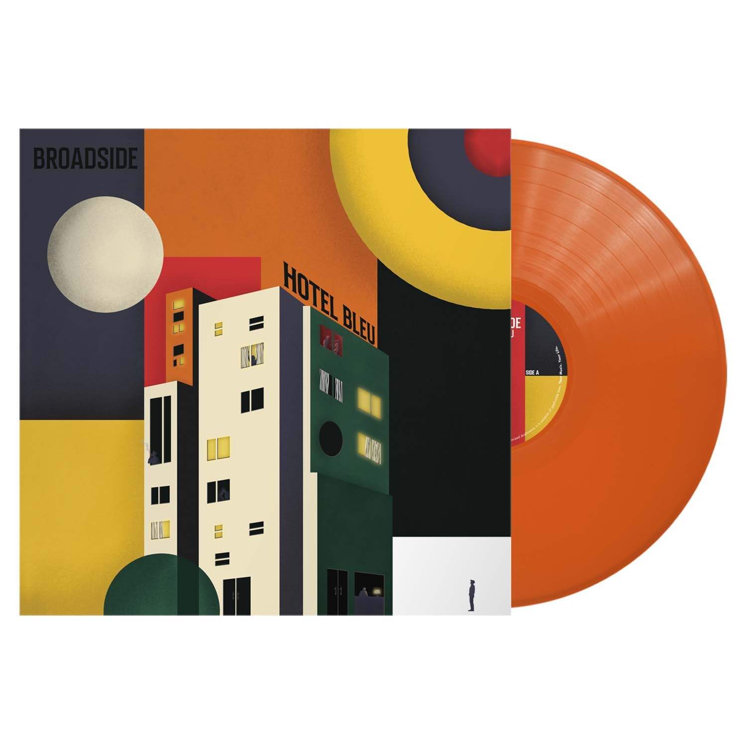 Broadside Hotel Bleu LP Solid Orange Vinyl NEW SEALED