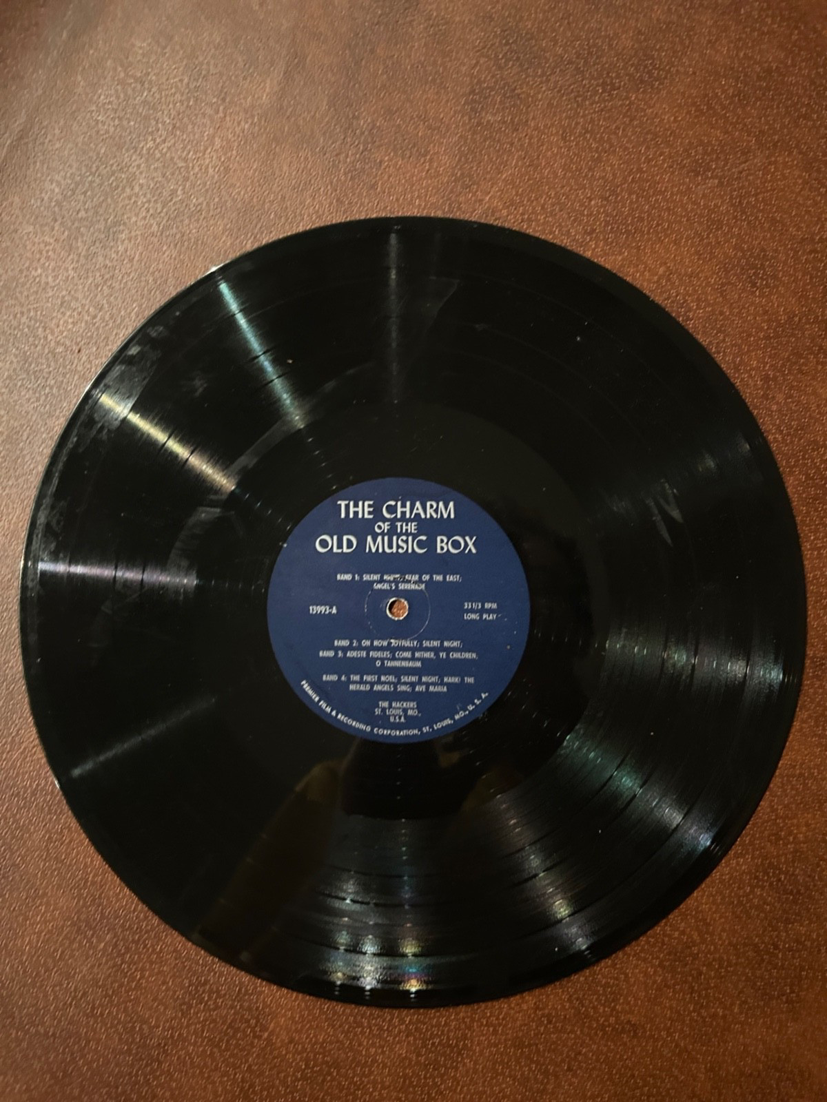 The Charm Of The Old Music Box Kalliope Bells 13993 Vinyl 12”