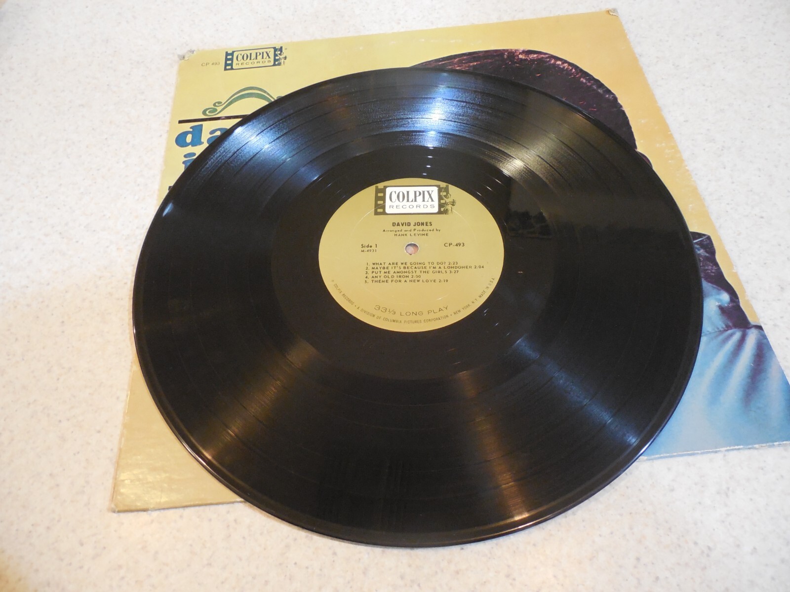 David Davy Jones LP – Self Titled – Colpix Records CP 493 Monkees