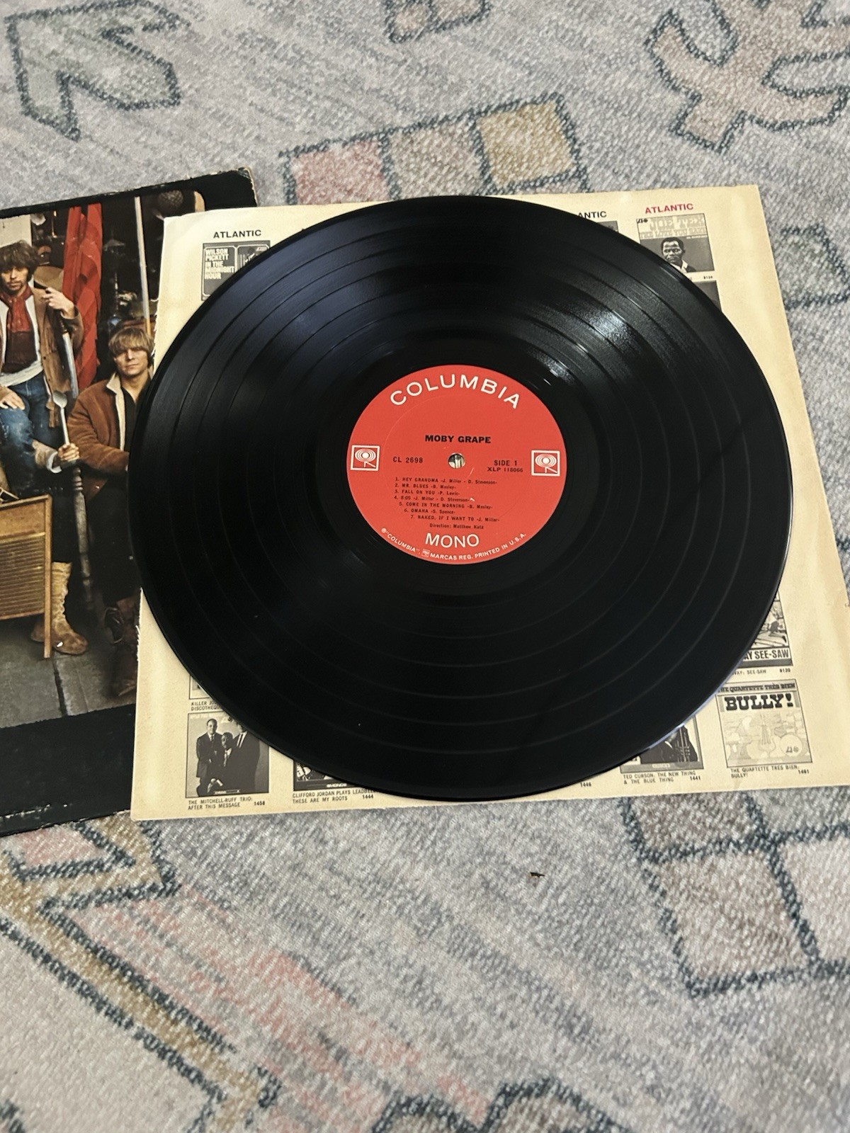 Moby Grape – Self Titled LP Columbia CL 2698 1967 1st Pressing Finger Mono