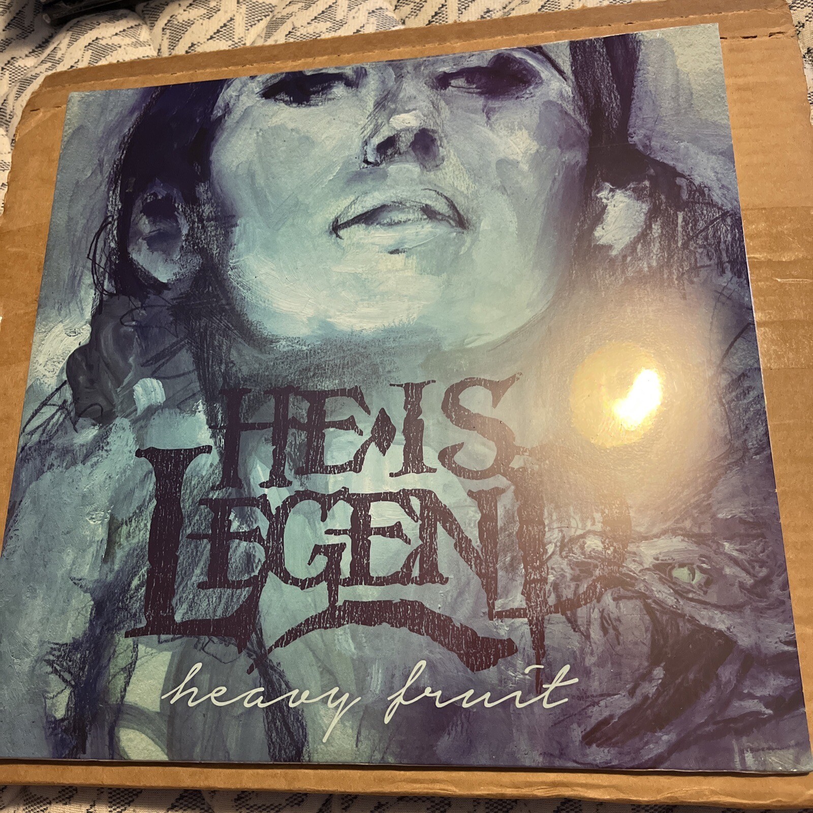 Heavy Fruit 2xLP Clear Base with Aqua and Black Heavy Splatter LP – LE x/250⚡️⚡️