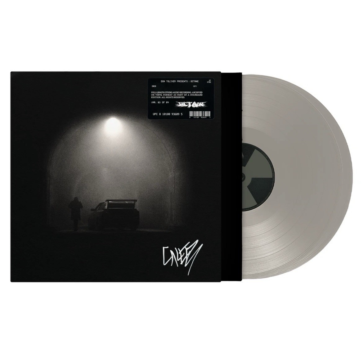 Autographed Signed Don Toliver Octane Tunnel Metallic Silver Vinyl LP